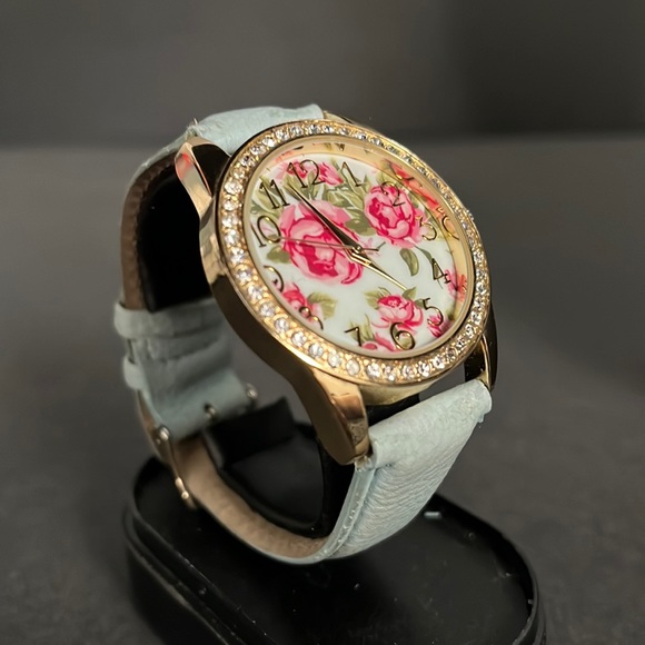 Jessica Carlyle Rose Floral Face Watch - New without Tags - Picture 2 of 10